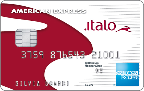  NTV. Carta Italo American Express, “nata per amare chi viaggia”